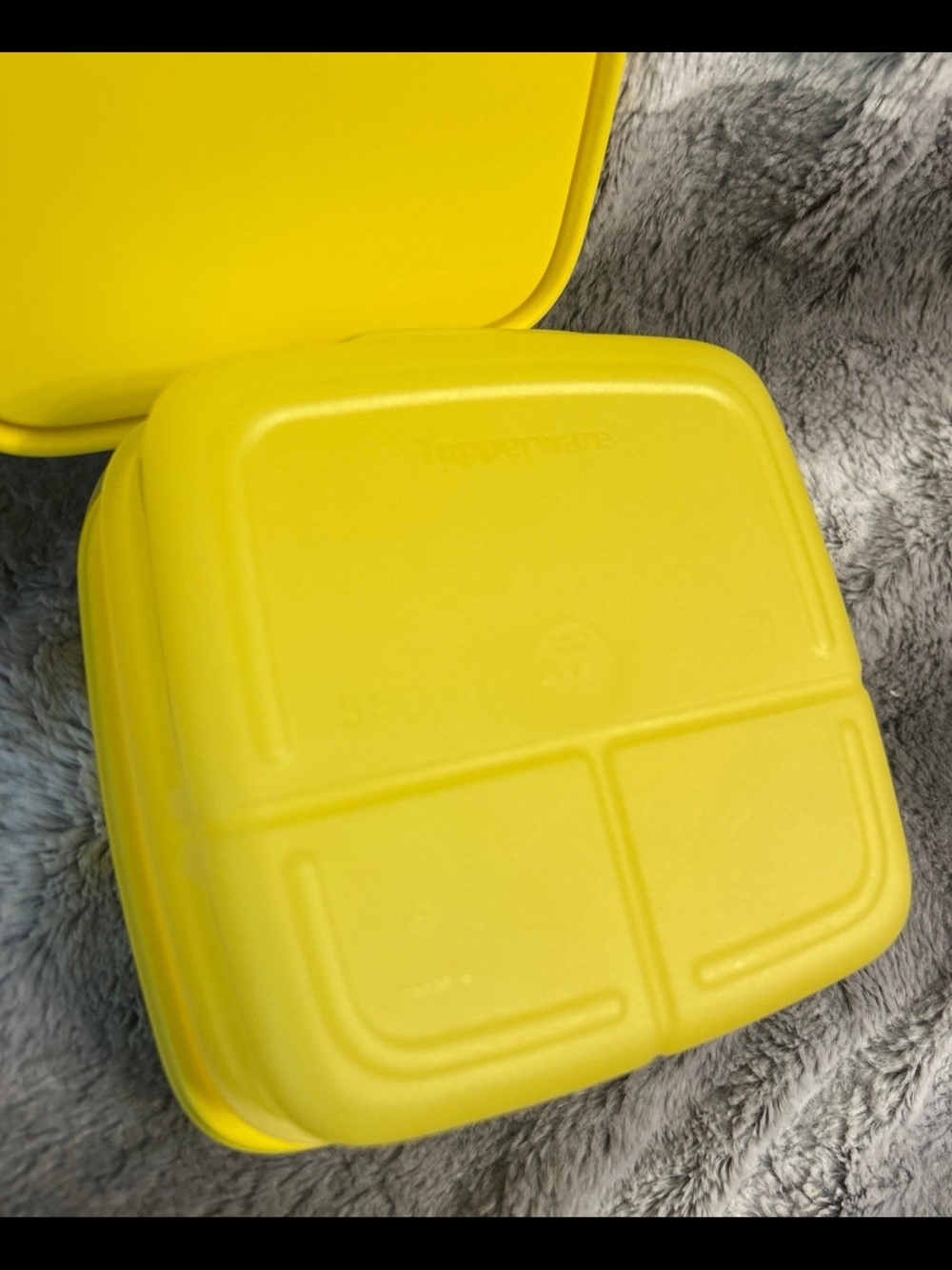 New Tupperware Yellow Stackable Food Storage Containers - Picture 3 of 3